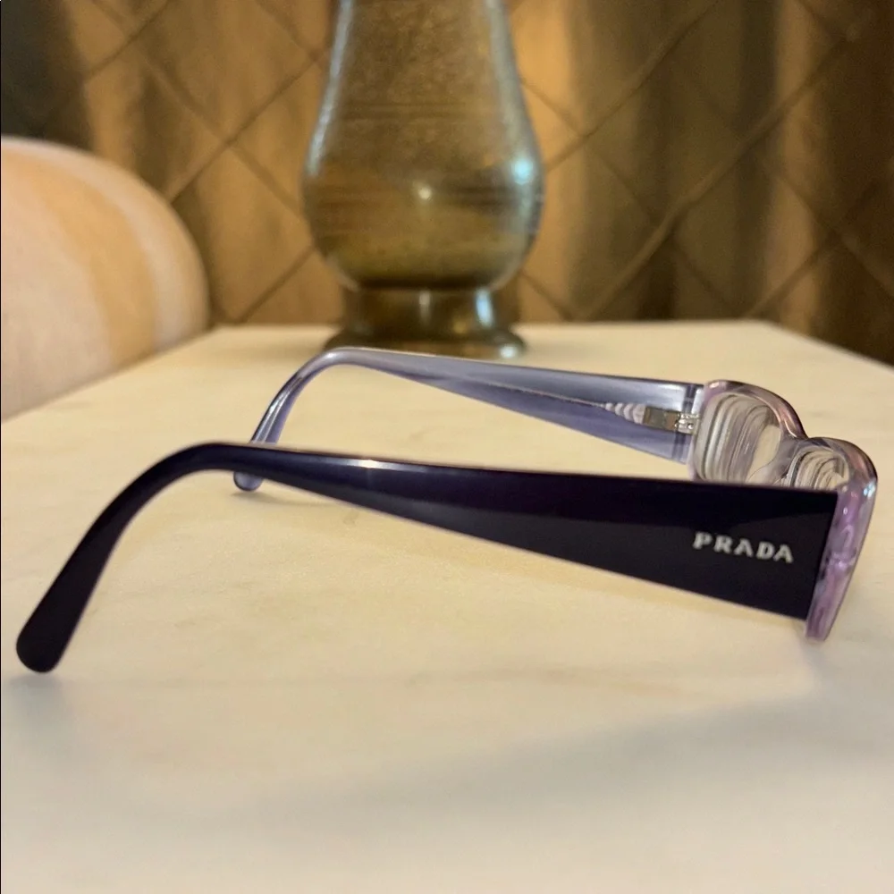 PRADA Women’s PRESCRIPTION GLASSES Rectangle Frames Dark Purple Tortoise Shell 💜
